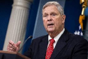 DC: The White House Daily Press Briefing with Agriculture Secretary Tom Vilsack and National Security Communications Advisor Joh