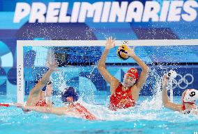 (PARIS2024) FRANCE-SAINT-DENIS-OLY-WATER POLO