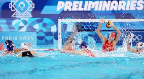 (PARIS2024) FRANCE-SAINT-DENIS-OLY-WATER POLO