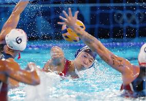 (PARIS2024) FRANCE-SAINT-DENIS-OLY-WATER POLO