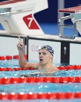 Paris 2024 - 200m Butterfly - Leon Marchand Wins Gold