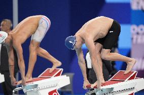 Paris 2024 - 200m Butterfly - Leon Marchand Wins Gold