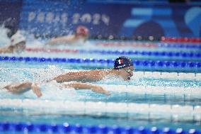 Paris 2024 - 200m Butterfly - Leon Marchand Wins Gold