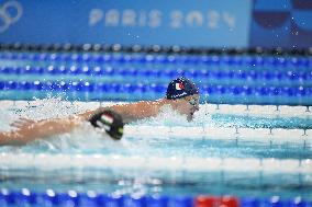 Paris 2024 - 200m Butterfly - Leon Marchand Wins Gold