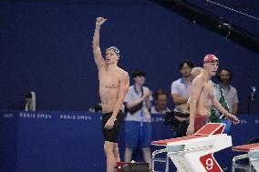 Paris 2024 - 200m Butterfly - Leon Marchand Wins Gold