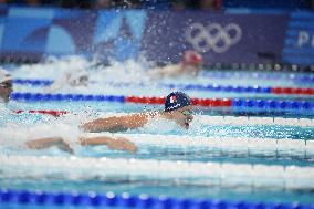 Paris 2024 - 200m Butterfly - Leon Marchand Wins Gold