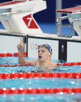 Paris 2024 - 200m Butterfly - Leon Marchand Wins Gold