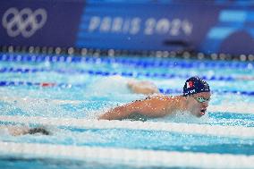 Paris 2024 - 200m Butterfly - Leon Marchand Wins Gold