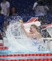 Paris 2024 - 100m Freestyle - Sarah Sjoestroem Wins Gold