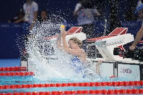 Paris 2024 - 100m Freestyle - Sarah Sjoestroem Wins Gold