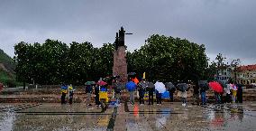 Ukraine POW Support Rally In Vilnius