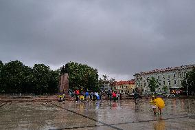 Ukraine POW Support Rally In Vilnius