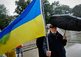 Ukraine POW Support Rally In Vilnius