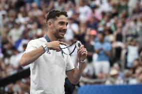 Paris 2024 - Fans welcome medalists at the Parc des Champions in Paris FA