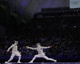 (PARIS2024) FRANCE-PARIS-OLY-FENCING