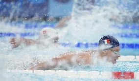 Paris 2024 - 200m Butterfly - Leon Marchand Wins Gold