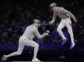 (PARIS2024) FRANCE-PARIS-OLY-FENCING