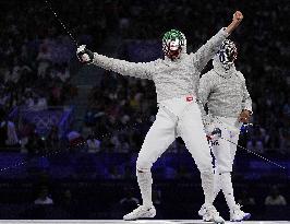 (PARIS2024) FRANCE-PARIS-OLY-FENCING