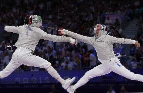 (PARIS2024) FRANCE-PARIS-OLY-FENCING