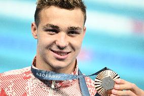 Paris 2024 - 200m Butterfly - Leon Marchand Wins Gold