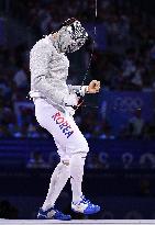 (PARIS2024) FRANCE-PARIS-OLY-FENCING