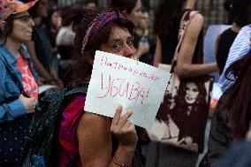 Protest Against Violence Against Women In Sofia.