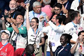 Paris 2024 - Aurore Berge In The Stands