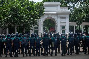 Anti-quota Protest In Dhaka