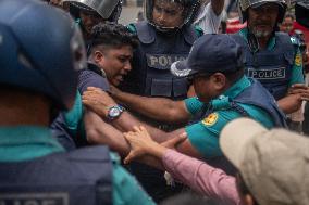 Anti-quota Protest In Dhaka