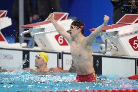 Paris 2024 - 100m Freestyle - Zhanle Pan Wins Gold And Beats World Record