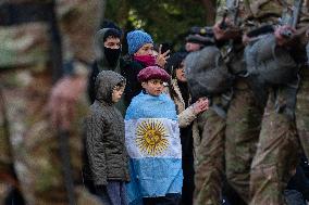 Military Parade For The Commemoration Of The 208th Independence Day In Buenos Aires