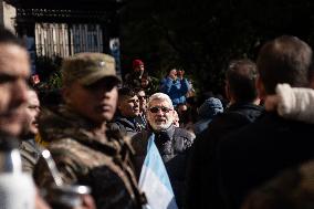 Military Parade For The Commemoration Of The 208th Independence Day In Buenos Aires