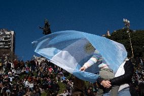 Military Parade For The Commemoration Of The 208th Independence Day In Buenos Aires