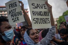 Anti-quota Protest In Dhaka