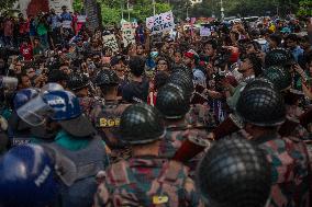 Anti-quota Protest In Dhaka