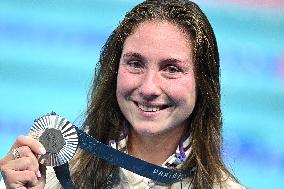 Paris 2024 - 1500m Freestyle - Anastasiia Kirpichnikova Wins Silver