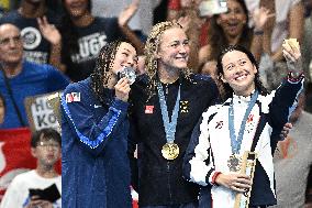 Paris 2024 - 100m Freestyle - Sarah Sjoestroem Wins Gold