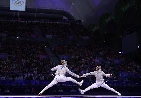 (PARIS2024) FRANCE-PARIS-OLY-FENCING