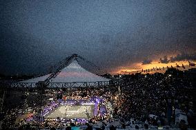 Paris 2024 - women's pool round 3x3 basketball game between France and Spain