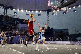 Paris 2024 - women's pool round 3x3 basketball game between France and Spain