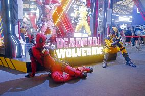 Deadpool & Wolverine Handmade Model at 2024 ChinaJoy in Shanghai