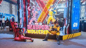 Deadpool & Wolverine Handmade Model at 2024 ChinaJoy in Shanghai