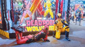 Deadpool & Wolverine Handmade Model at 2024 ChinaJoy in Shanghai