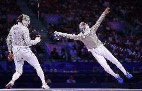 (PARIS2024) FRANCE-PARIS-OLY-FENCING