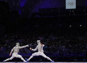 (PARIS2024) FRANCE-PARIS-OLY-FENCING