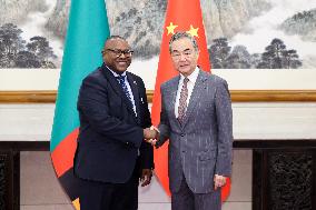 CHINA-BEIJING-WANG YI-ZAMBIA-MULAMBO HAIMBE-TALKS (CN)