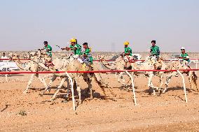 EGYPT-EL ALAMEIN-CAMEL RACE