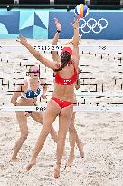 Paris 2024 - Women’s Beach Volleyball - France v Spain