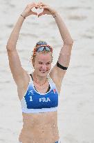 Paris 2024 - Women’s Beach Volleyball - France v Spain