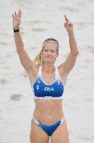 Paris 2024 - Women’s Beach Volleyball - France v Spain
